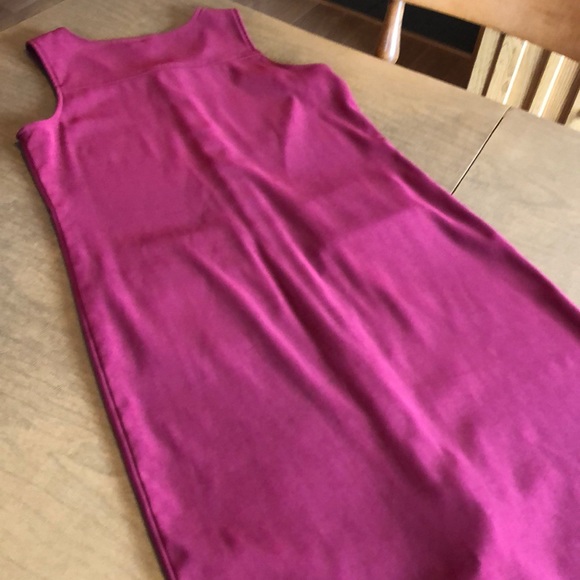 TALBOTS Petites 8P Red Sleeveless Jumper Dress - Picture 6 of 8